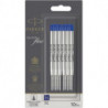 Стрижні Parker QuinkFlow кульк. син. M блістер 10шт 10 232BLU10
