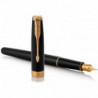 Набор Parker SONNET Black Lacquer GT FP M (перьевая ручка + картхолдер)