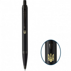 Ручка шариковая Parker IM Achromatic Black BT BP Трезубец 22932_TR