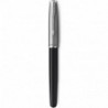Ручка перова Parker SONNET Essentials Metal & Black Lacquer CT FP F 83 511