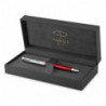 Ручка шариковая Parker SONNET Essentials Metal & Red Lacquer CT BP 83 632