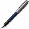 Ручка перьевая Parker SONNET Essentials Metal & Blue Lacquer CT FP F 83 711