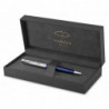 Ручка шариковая Parker SONNET Essentials Metal & Blue Lacquer CT BP 83 732