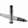 Ручка перьевая Parker IM Achromatic Grey BT FP F 22 811