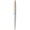 Ручка шариковая Parker JOTTER Stainless Steel GT BP Герб Украины желто-синий 16032_T005c