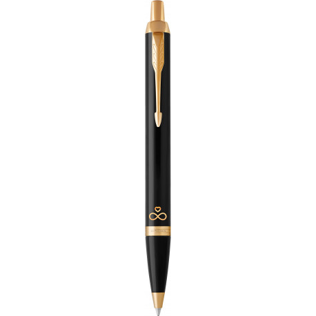 Шариковая ручка Parker IM Black GT BP Вечная любовь 22032_L022y