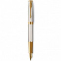 Ручка перьевая Parker SONNET Silver Mistral GT FP F 88 611