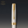 Ручка перьевая Parker SONNET Silver Mistral GT FP F 88 611