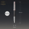 Перова ручка Parker SONNET Metal & Grey Lacquer PGT FP F 68 211