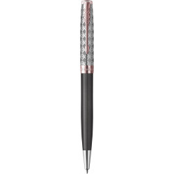 Ручка кулькова Parker SONNET Metal & Grey Lacquer PGT BP 68 232