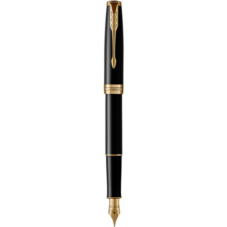 Ручка перьевая Parker SONNET Black Lacquer GT FP F 86 015