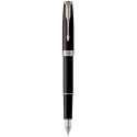 Ручка перьевая Parker SONNET Black Lacquer CT FP F 86 115