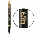 Ручка кулькова Parker IM ZODIAC Black GT BP Зелений Дракон 22032_Z301y