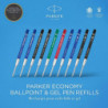 Стрижні Parker QuinkFlow кульк. син. F блістер 2шт 10 261BLU2