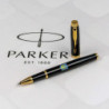 Ручка-ролер Parker IM UKRAINE Black GT RB Герб України синьо-жовт. 22022_T0076u