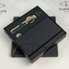 Набір Parker INGENUITY Black Lacquer GT FP F (перова ручка + блокнот Parker)