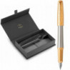 Набор Parker URBAN Premium Aureate Powder GT FP F (перьевая ручка + чехол)