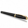 Набор Parker URBAN Muted Black GT FP F (перьевая ручка + блокнот Parker)