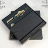Набор Parker URBAN Muted Black GT FP F (перьевая ручка + блокнот Parker)