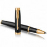 Набор Parker IM Black GT RB (роллер + блокнот Parker)