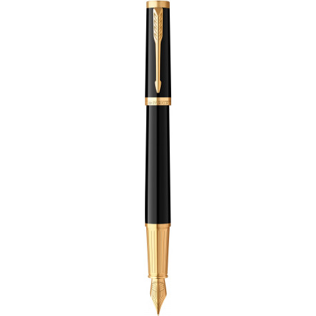 Ручка перьевая Parker INGENUITY Black Lacquer GT FP F 60 011