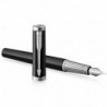 Ручка перова Parker INGENUITY Black Lacquer CT FP F 60 111