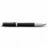 Ручка перова Parker INGENUITY Black Lacquer CT FP F 60 111
