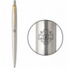 Ручка кулькова Parker JOTTER ARMY Stainless Steel GT BP Емблема ВМС ЗСУ 16032_W003b