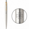 Ручка кулькова Parker JOTTER ARMY Stainless Steel GT BP Емблема ДПСУ 16032_W012b