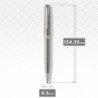 Ручка кулькова Parker SONNET UKRAINE Stainless Steel CT BP Тризуб біл. 84232_T001w