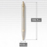 Ручка кулькова Parker IM Professionals Monochrome Champagne BP 28 232