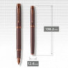 Ручка перова Parker IM Professionals Monochrome Burgundy FP F 28 311