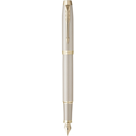 Ручка перьевая Parker IM Professionals Monochrome Champagne FP F 28 211