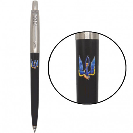 Ручка кулькова Parker JOTTER Originals UKRAINE Black CT BP Тризуб-Ластівка 15632_T1230u