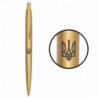 Ручка шариковая Parker JOTTER XL UKRAINE Monochrome Gold GT BP Трезубец 12532_T001b