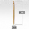 Ручка шариковая Parker JOTTER XL UKRAINE Monochrome Gold GT BP Трезубец 12532_T001b