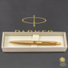 Ручка шариковая Parker JOTTER XL UKRAINE Monochrome Gold GT BP Трезубец 12532_T001b