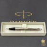 Ручка шариковая Parker IM UKRAINE Stainless Steel CT BP Трезубец бел. 26232_T001w