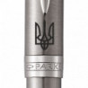 Ручка шариковая Parker SONNET UKRAINE Stainless Steel CT BP Трезубец 84232_T001b