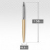 Ручка кулькова Parker JOTTER XL UKRAINE Matt Gold CT BP Тризуб 13432_T001b