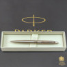 Ручка шариковая Parker JOTTER UKRAINE Stainless Steel CT BP Трезубец из колосков 16132_T059b