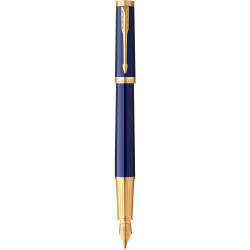 Ручка перова Parker INGENUITY Blue Lacquer GT FP F 60 211