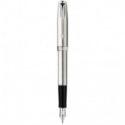 Ручка перьевая Parker SONNET Stainless Steel CT FP F 84 612