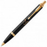 Ручка шариковая Parker IM Black GT BP Боевой Кролик 22032_Z202y
