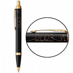 Ручка шариковая Parker IM Black GT BP 2023 Год Кролика 22032_Z212y