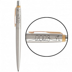 Ручка шариковая Parker JOTTER Stainless Steel GT BP 2023 Год Кролика 16032_Z212b