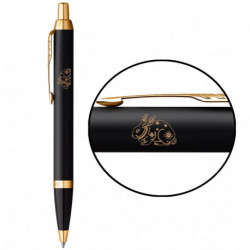 Ручка шариковая Parker IM Black GT BP Волшебный Кролик 22032_Z214y