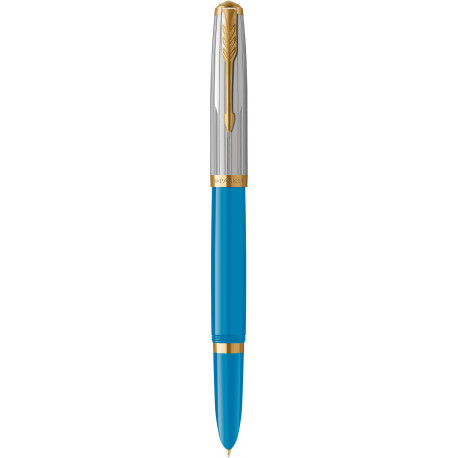 Ручка перова Parker PARKER 51 Premium Turquoise GT FP F 56 411