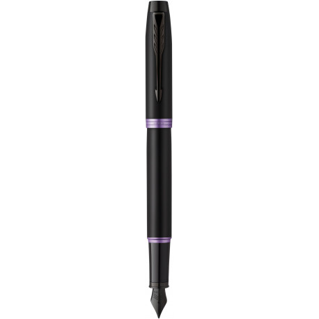 Ручка перьевая Parker IM Professionals Vibrant Rings Amethyst Purple BT FP F 27 211