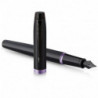Ручка перьевая Parker IM Professionals Vibrant Rings Amethyst Purple BT FP F 27 211